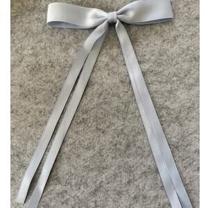 SHASHI REVOLVE NWOT The Girlie Bow Satin Baby Blue Preppy Cottagecore Fairycoree